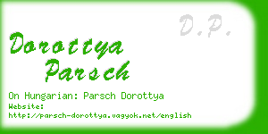 dorottya parsch business card